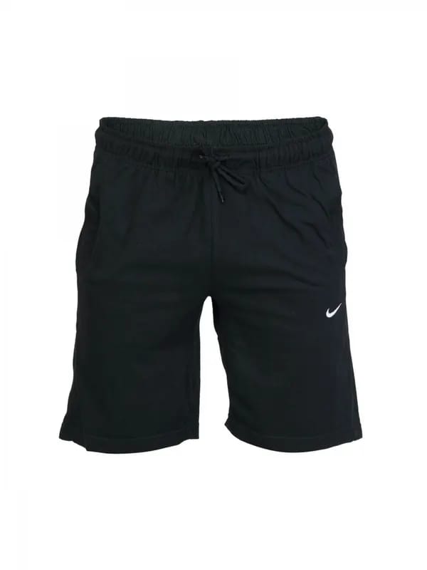 Nike Men Solid Black Shorts