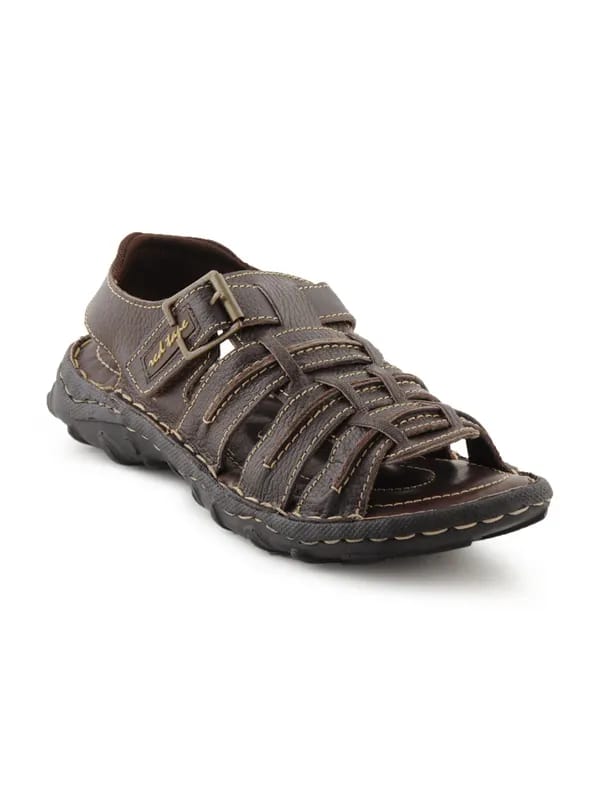 Red Tape Men Casual Brown Sandals