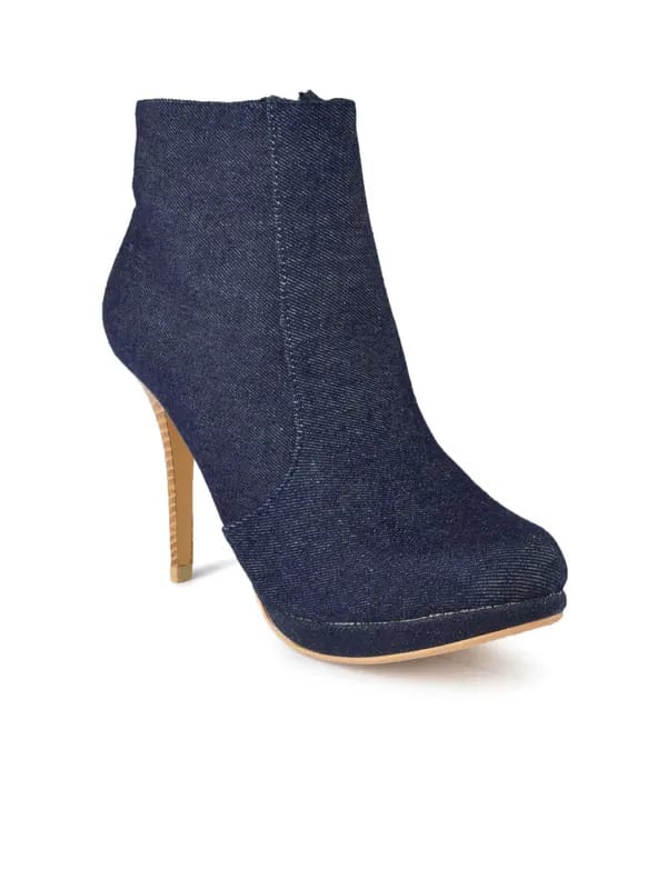 Carlton London Women Casual Denim Blue Shoes