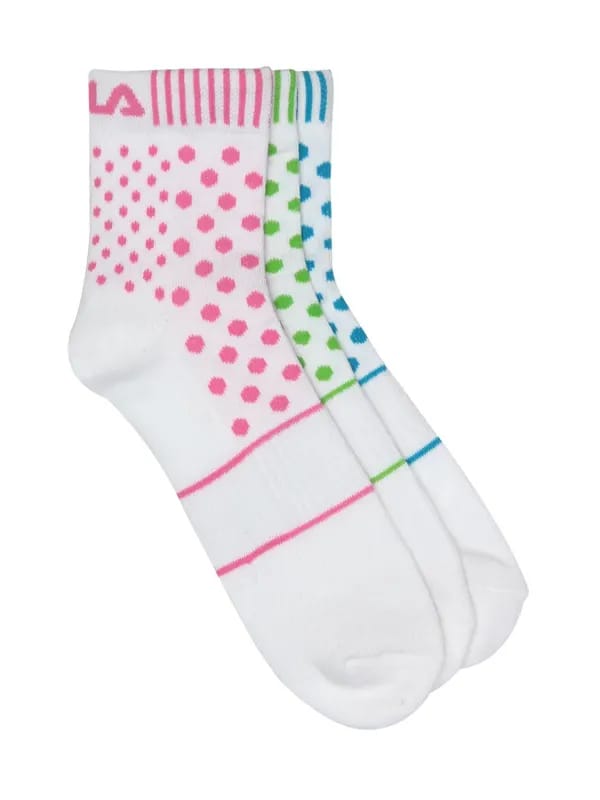 Fila Women Pack Of 3 White Socks