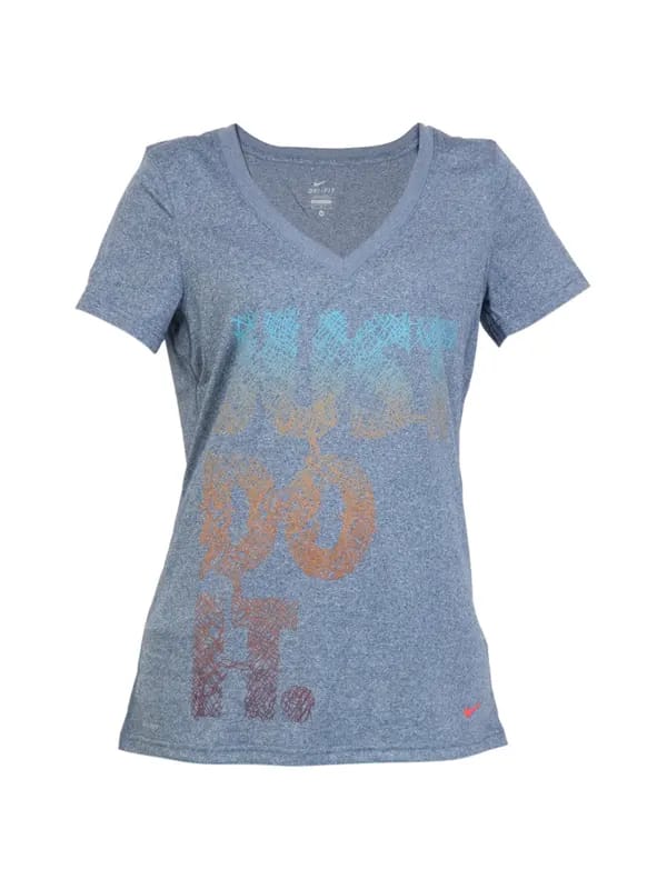 Nike Women Trainng Grey Tops