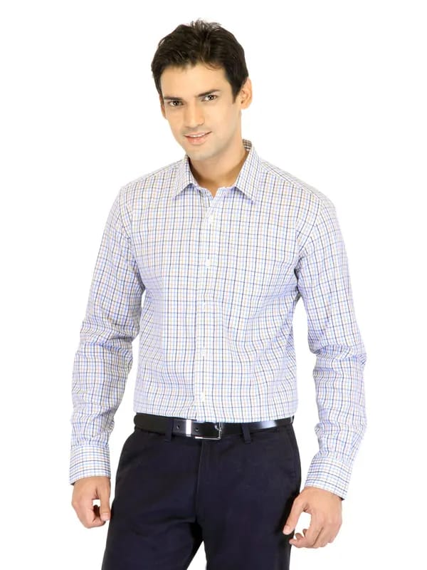 Black coffee Men Micheal White Slim Fit Shirt