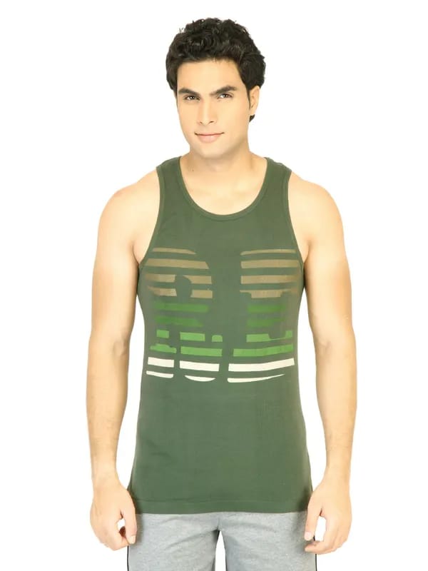 Facit Men Smart Olive Innerwear Vest