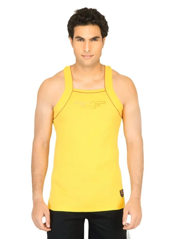 Facit Men Hunk Yellow Innerwear Vest