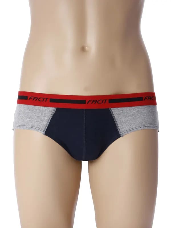 Facit Men Fusion Brie Navy Blue Briefs