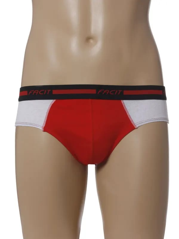 Facit Men Fusion Brie Red Briefs