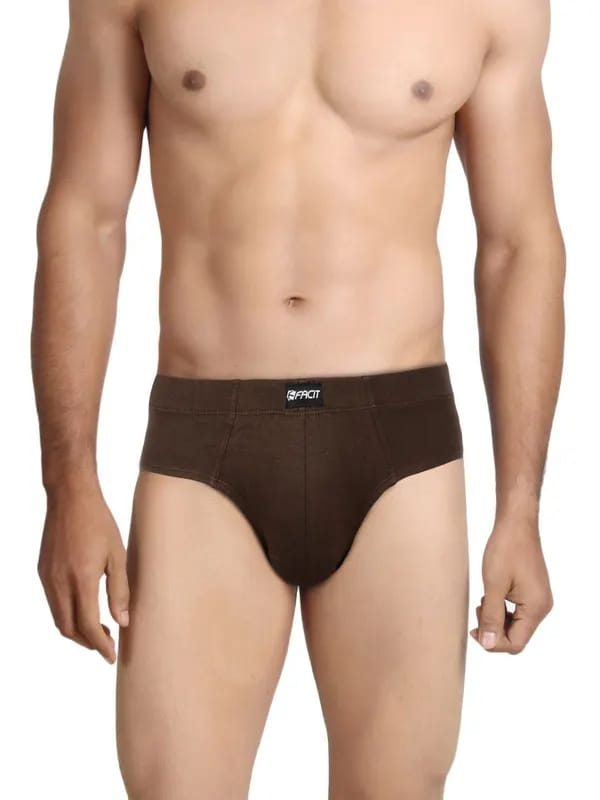 Facit Men Brown Comfort Briefs