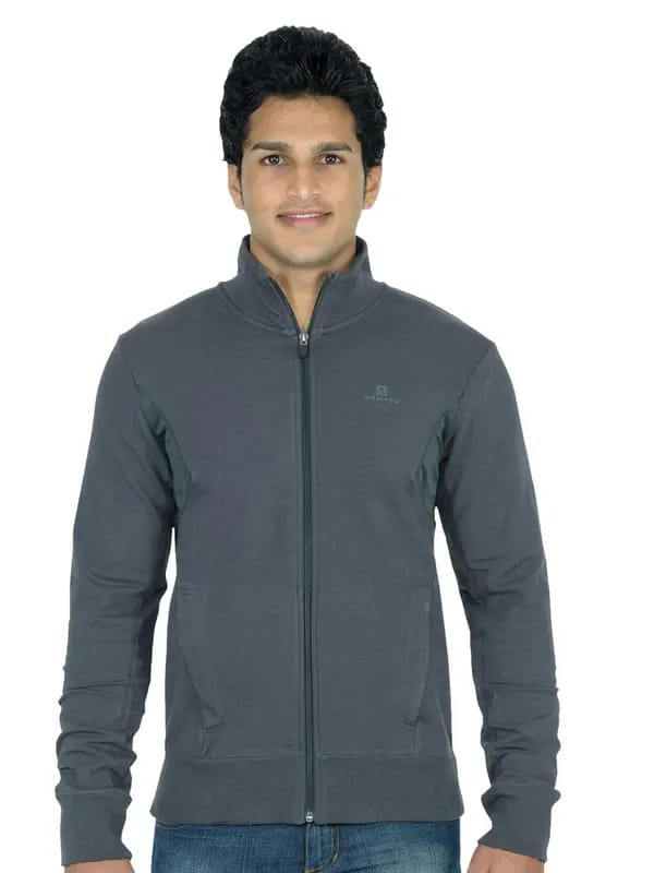 Domyos Men Grey Second Skin Jacket