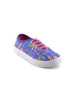 Warner Bros Kids Unisex TJ Notebook Canvas Blue Casual Shoes