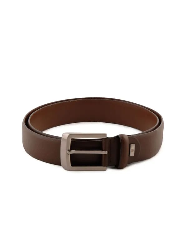 Turtle Men Leather Brown Belts