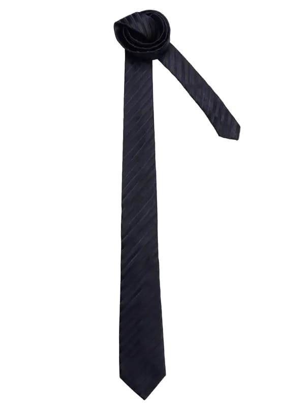 Turtle Men Stripes Black Ties