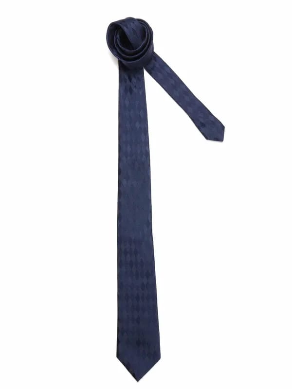 Turtle Men Solid Navy Blue Ties