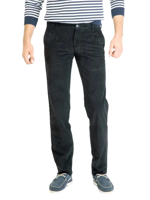 Turtle Solid Men Black Trouser