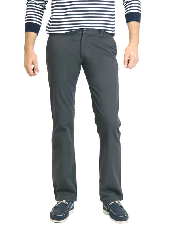 Highlander Men Solid Grey Trouser
