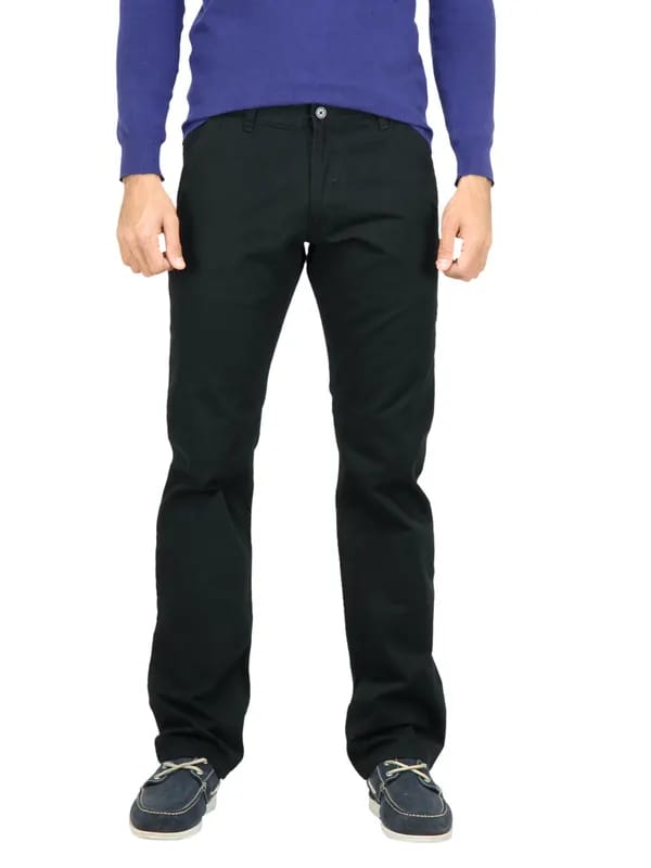Highlander Men Black Trousers