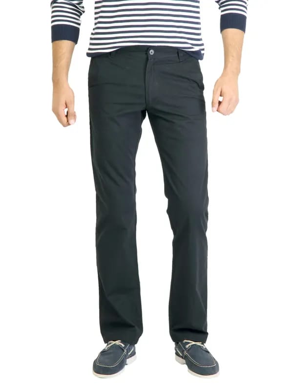 Highlander Men Solid Black Trouser