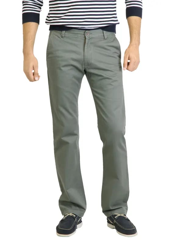 Highlander Men Solid Olive Trouser