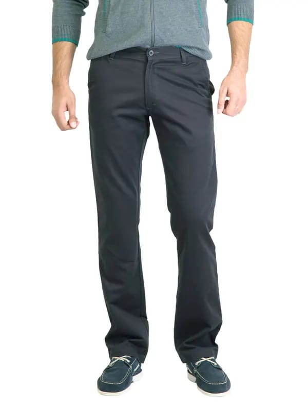 Highlander Men Solid Black Trouser