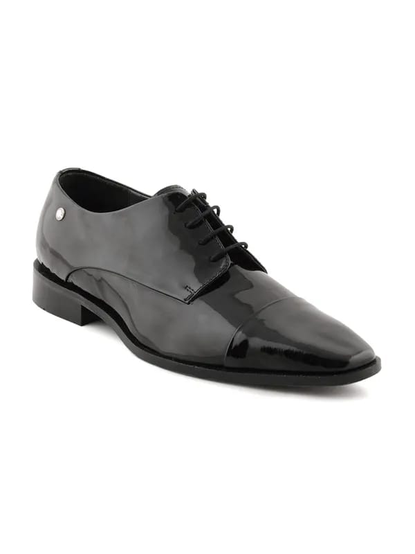 Enroute Men Leather Black Formal Shoes