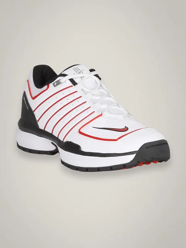 Nike Men White Cricket Shoes