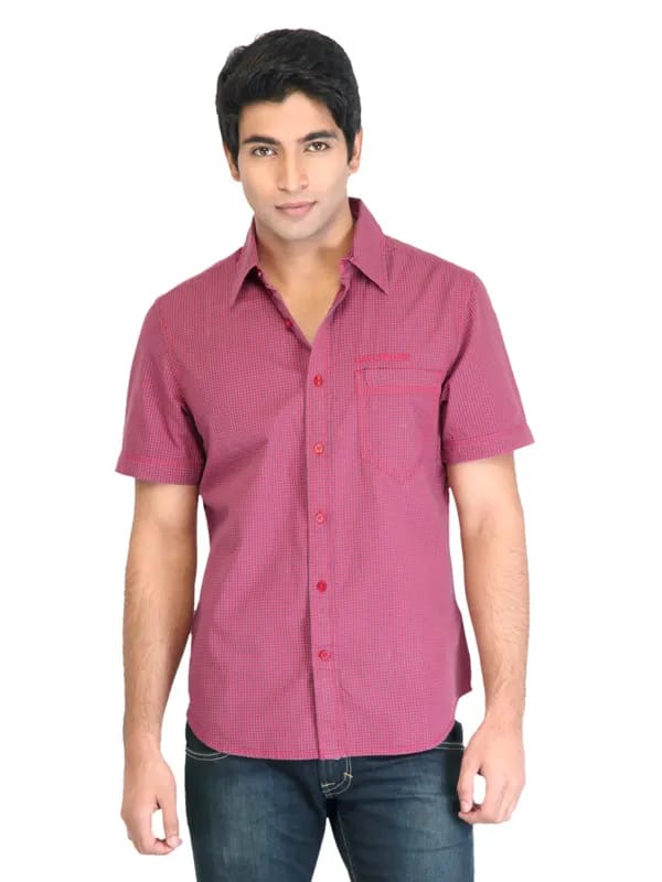 Levis Men Check Red Shirts