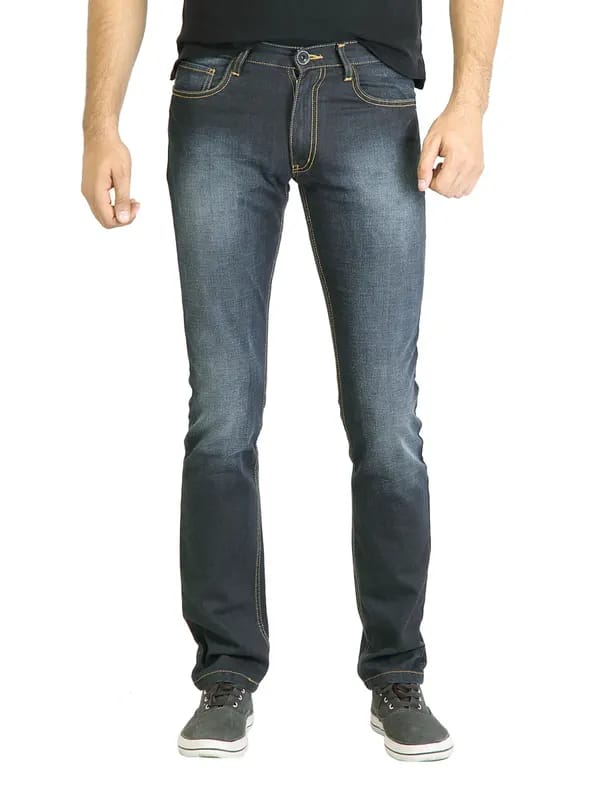 Locomotive Men Washed Blue Jeans