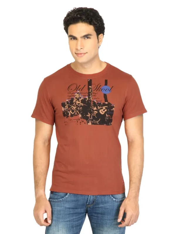 Facit Men Smart Rust Tshirt