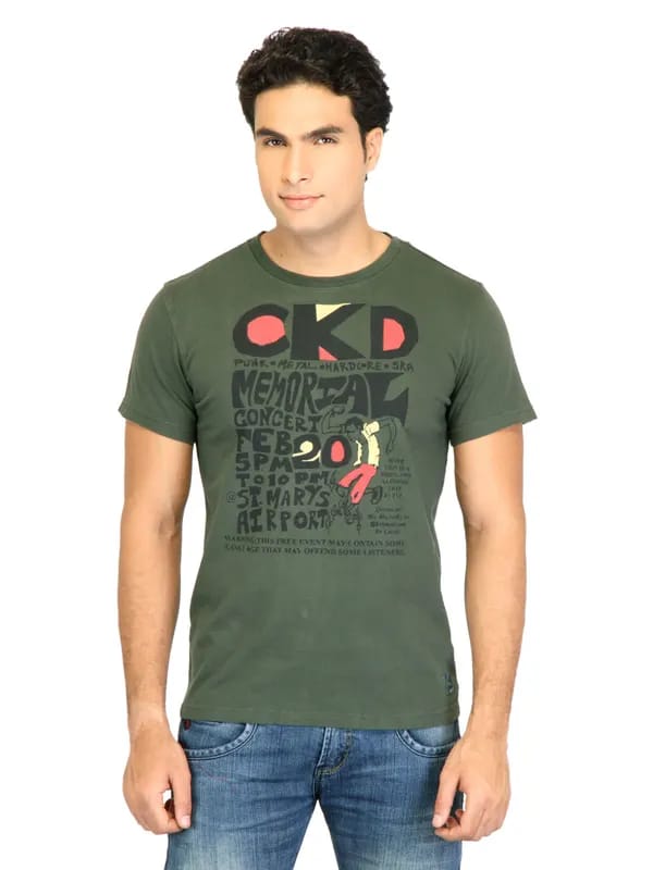 Facit Men Smart Olive Tshirt