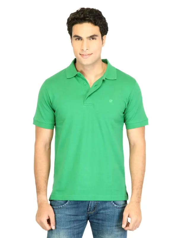 Facit Men Polo Tee Green Tshirt