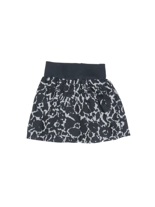 ANT Kids Girls Printed Black Skirt