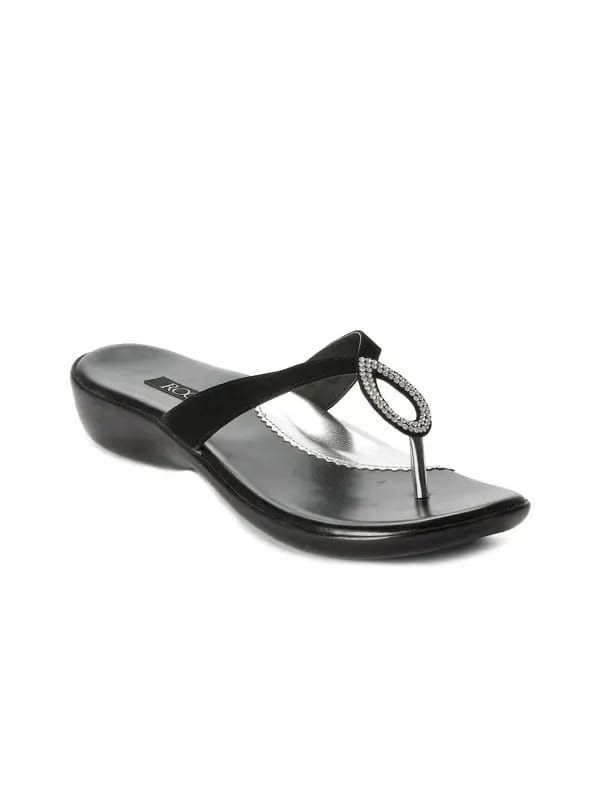 Rocia Women Black Flats