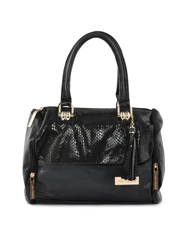 Lino Perros Women Classic Black Handbag