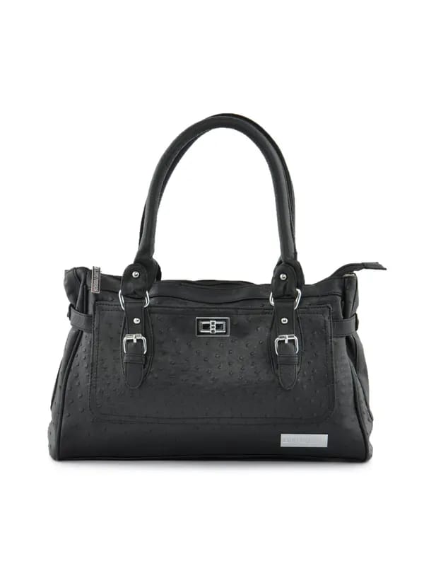 Lino Perros Women Polka Black Handbag