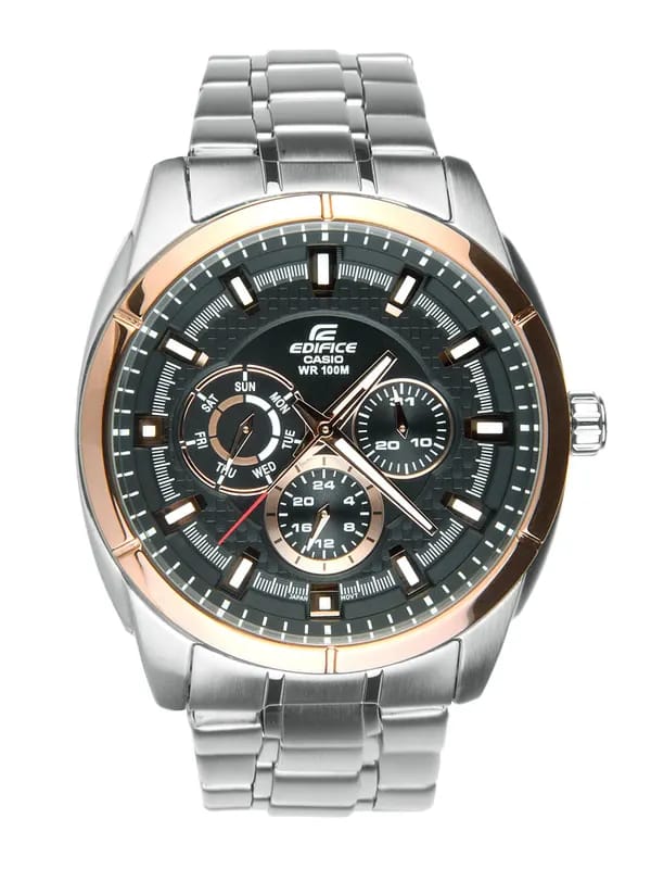 Casio Men Black Dial Watch ED339