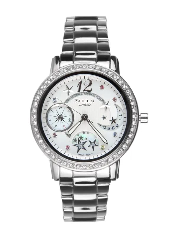 CASIO Women White Dial Watch SH174 SHN-3019D-7ADR