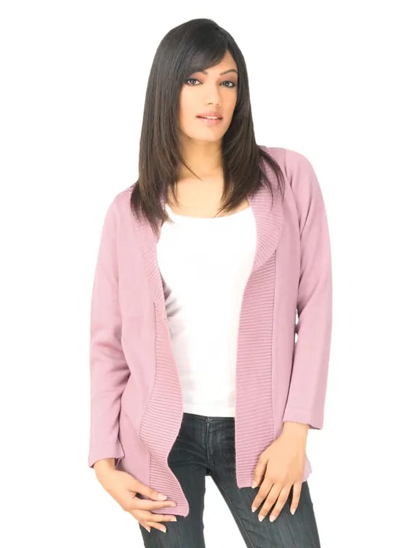 Jealous 21 Women Solid Pink Sweater
