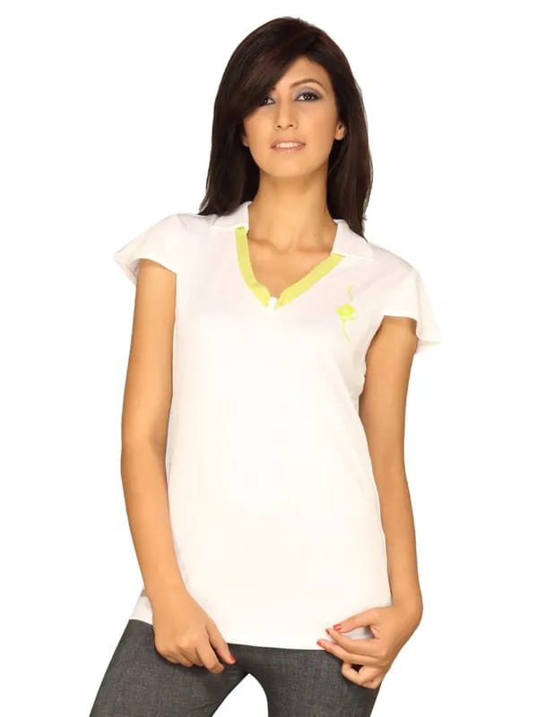 Lotto Women White T-shirt