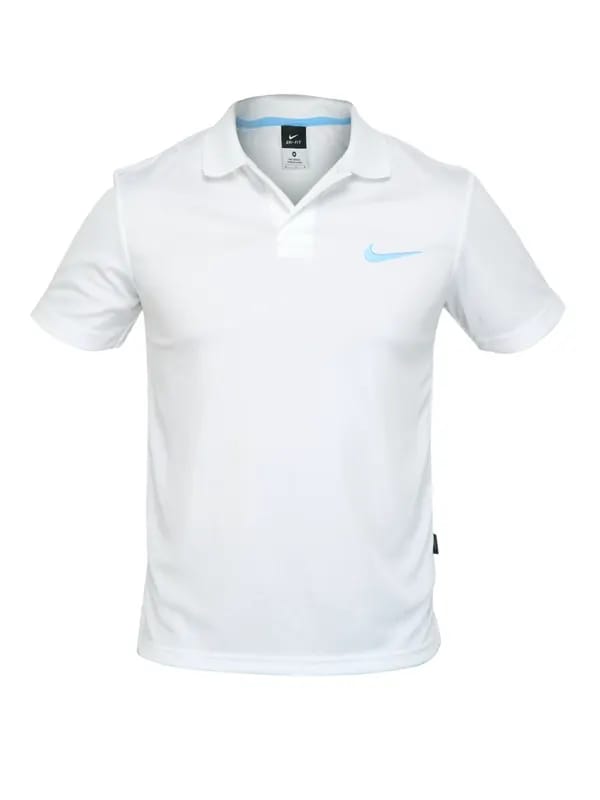 Nike Men White Polo Tshirt