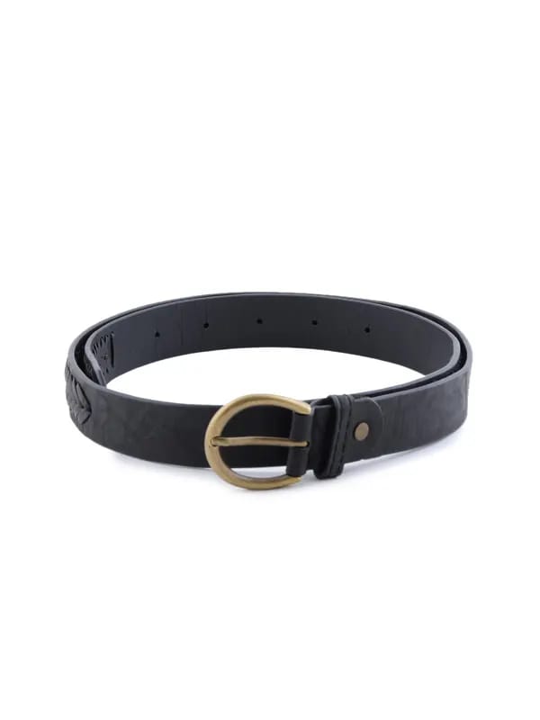 Lino Perros Women Solid Black Belt