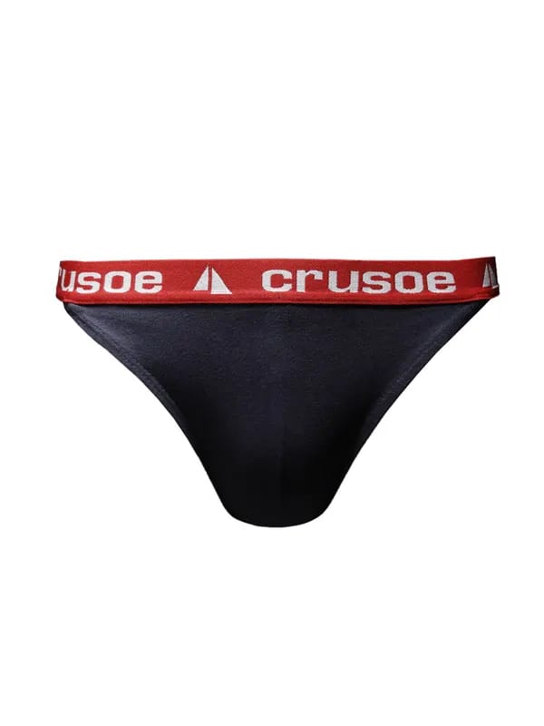 Crusoe Men Tanga Navy Blue Brief