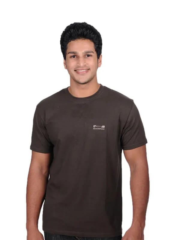 Solognac Men Chocolate Brown T-shirt