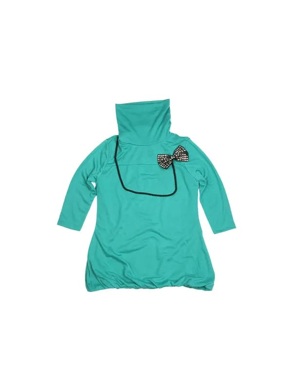 Doodle Kids Girls Ballon Green Top
