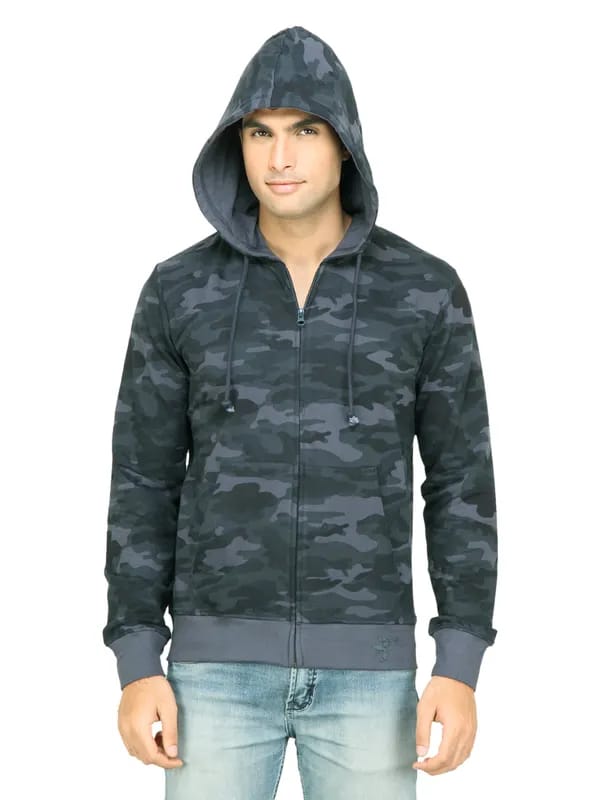Probase Men Solid Navy Blue Jacket