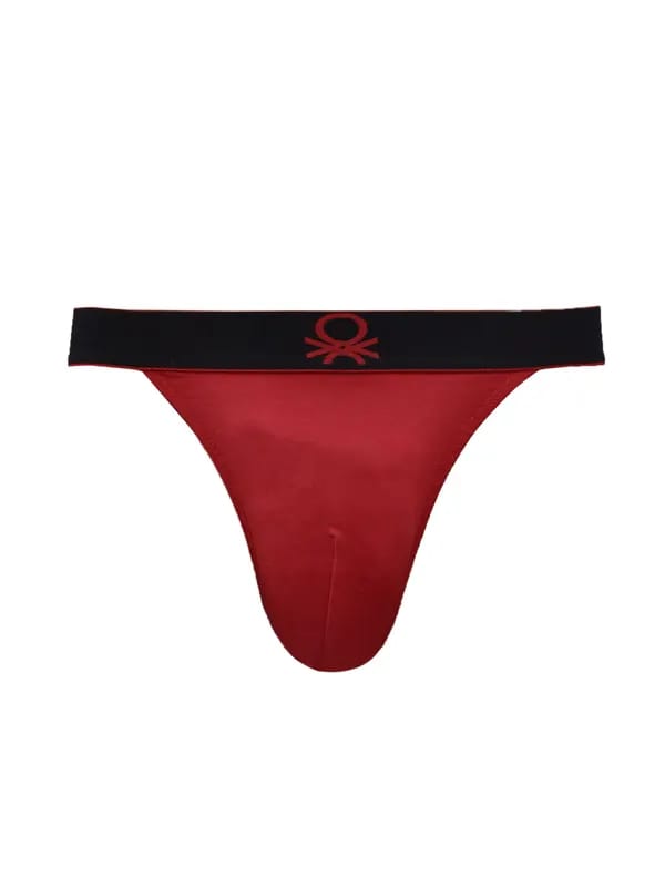 Undercolors of Benetton Men Red Tanga Brief