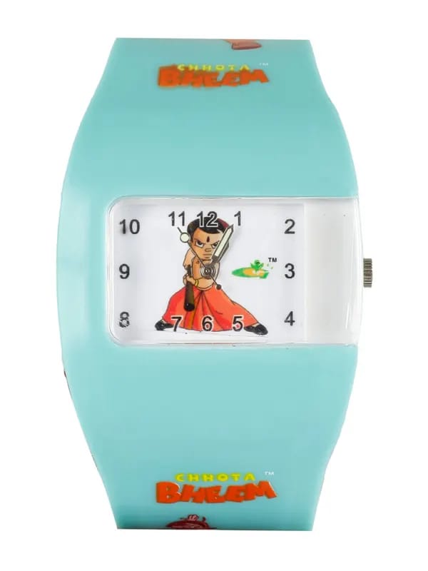 Chhota Bheem Analog Kids-Boys Torquoise Blue Watch