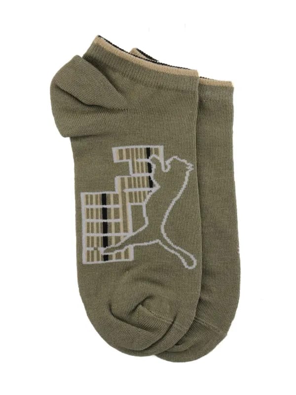 Puma Men Fundamental Sneakers Olive Socks