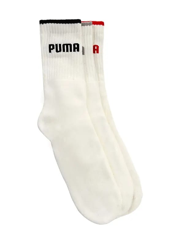 Puma Men White Pack of 3 Socks