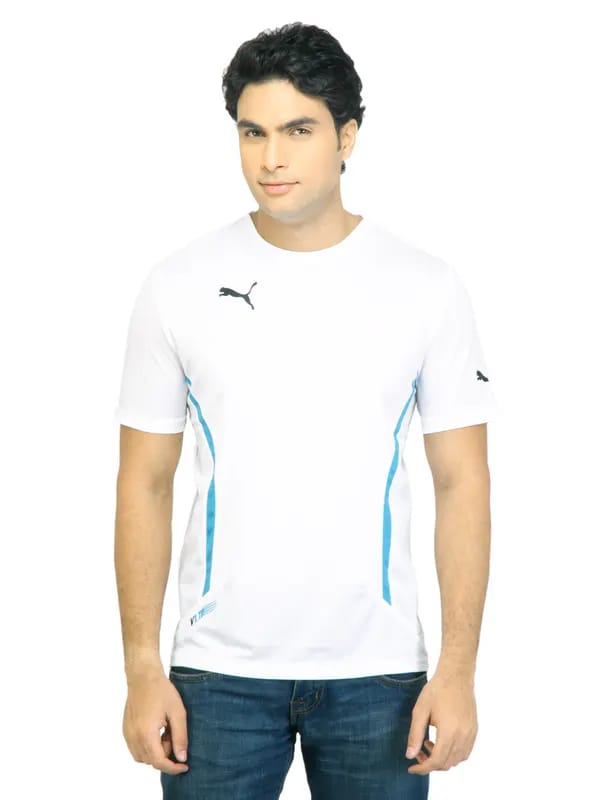 Puma Men V.11 Speed White Tshirts