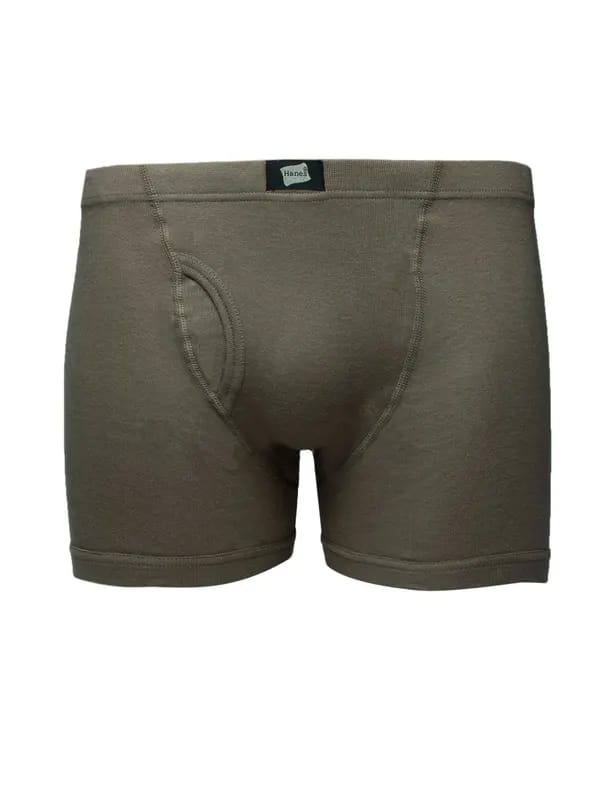 Hanes Men Brown Boxer Trunks