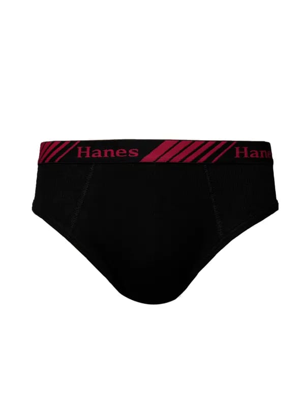Hanes Men Black Premium Bikini Briefs